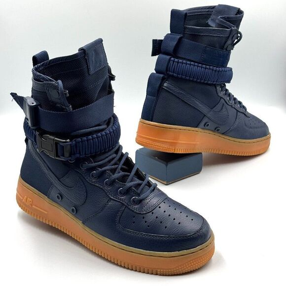 Nike Other - Nike SF Air Force 1 High Navy Gum